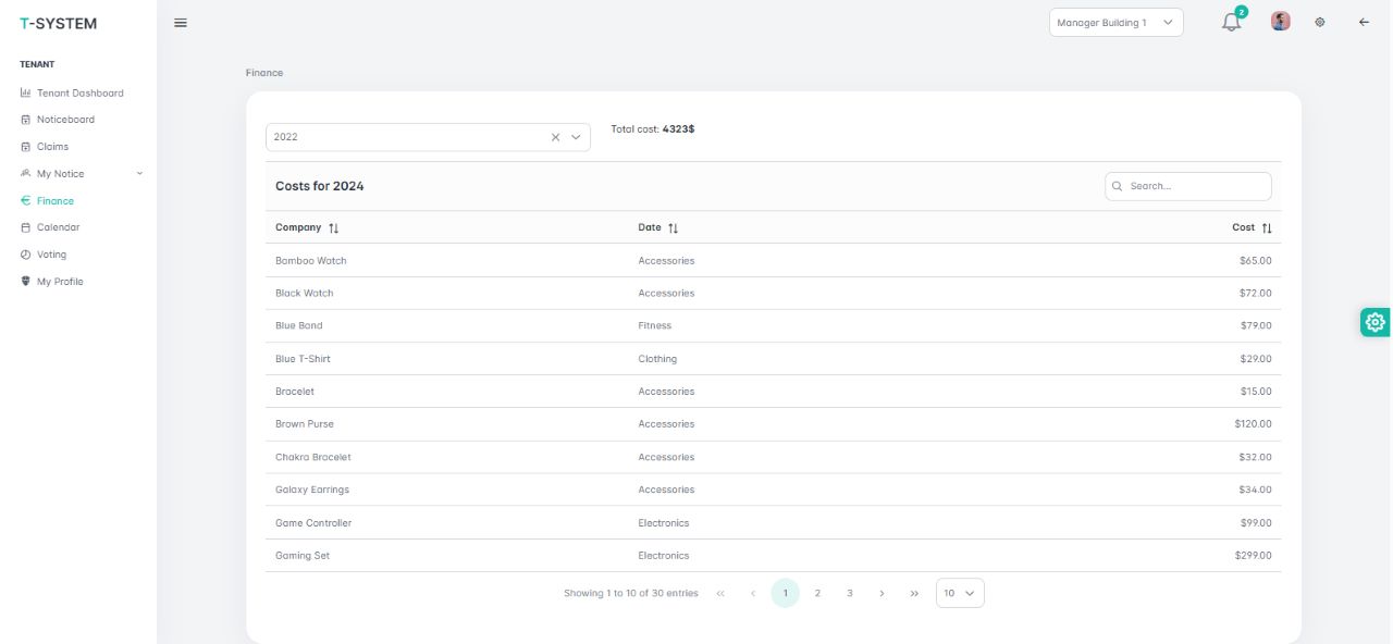 Tenant management system application image 4